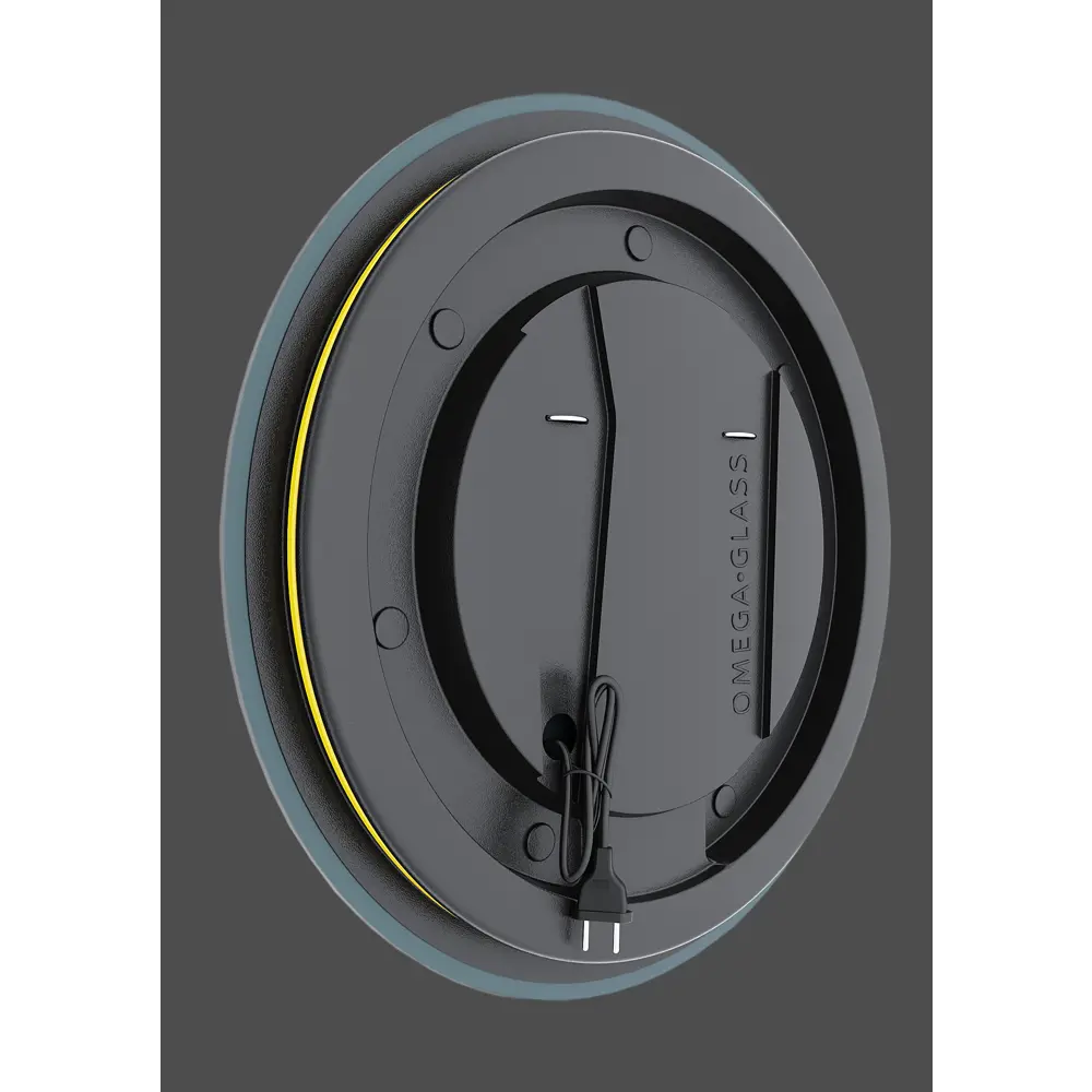 Зеркало для ванной Omega Glass Black Line SD78 50 см круглое с подсветкой 89375343 STLM-2021293 - Вид №5