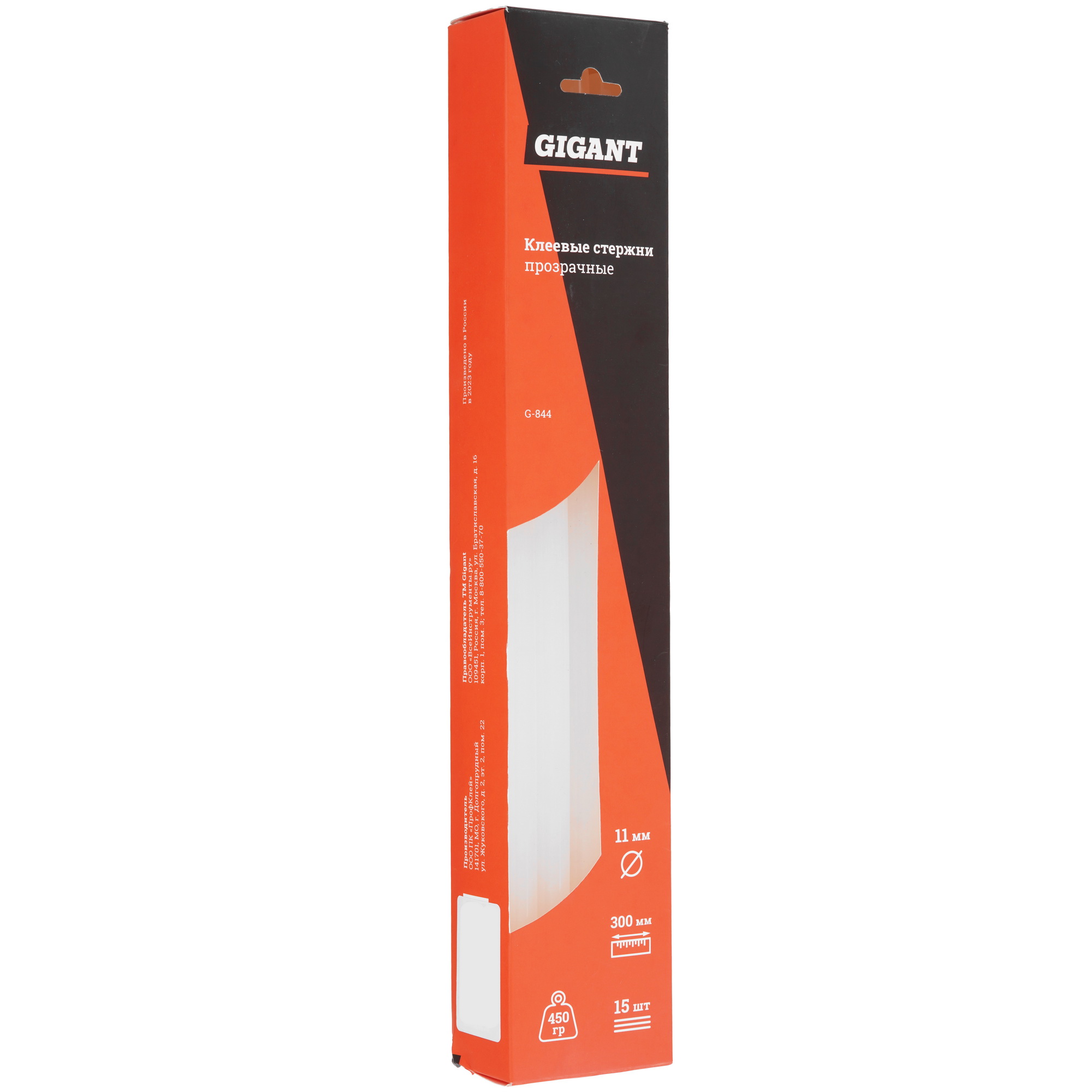 Стержни клеевые Gigant G-844 прозрачный 5487512 STDN-0048741 - Вид №3