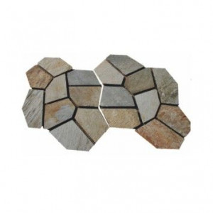 Мозаика из натурального камня, сланца и гранита PAV-105 SN-Mosaic Paving