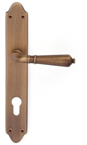 Pasini Ручка из латуни на пластине с накладкой Mod. 800 0030  - Вид №3