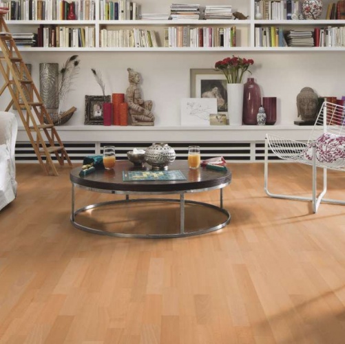 Паркетная доска Meister PС 200 Classic Дымчатый Гармония 928 Бук Натур (Гладкая) 2400х200 мм 2300200101 - Вид №1