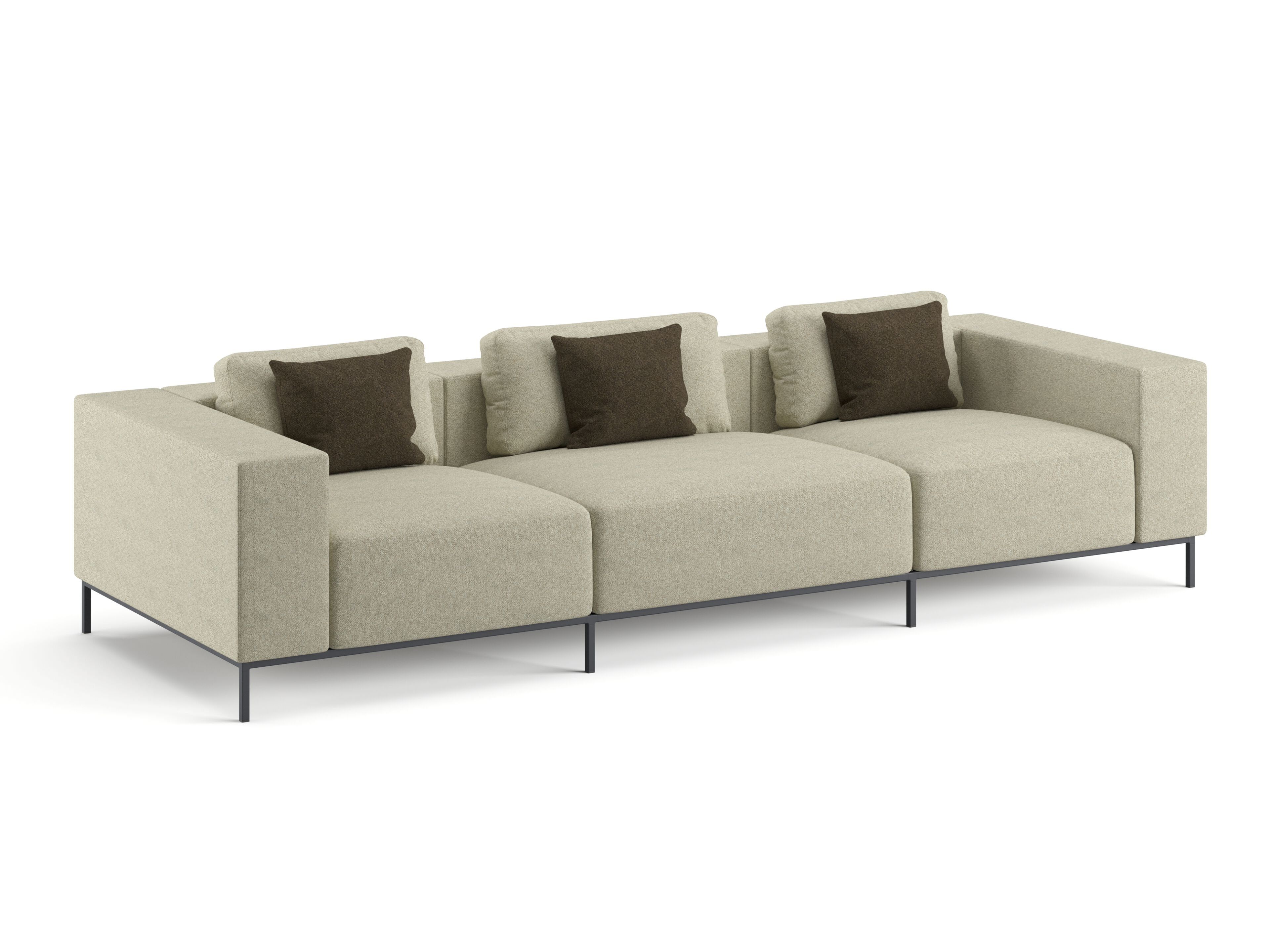 3-местный тканевый секционный диван Ersa KAVI ARCH-00122742