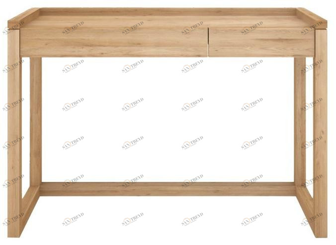 Ethnicraft Прямоугольный стол из дуба с ящиками Oak frame 50516