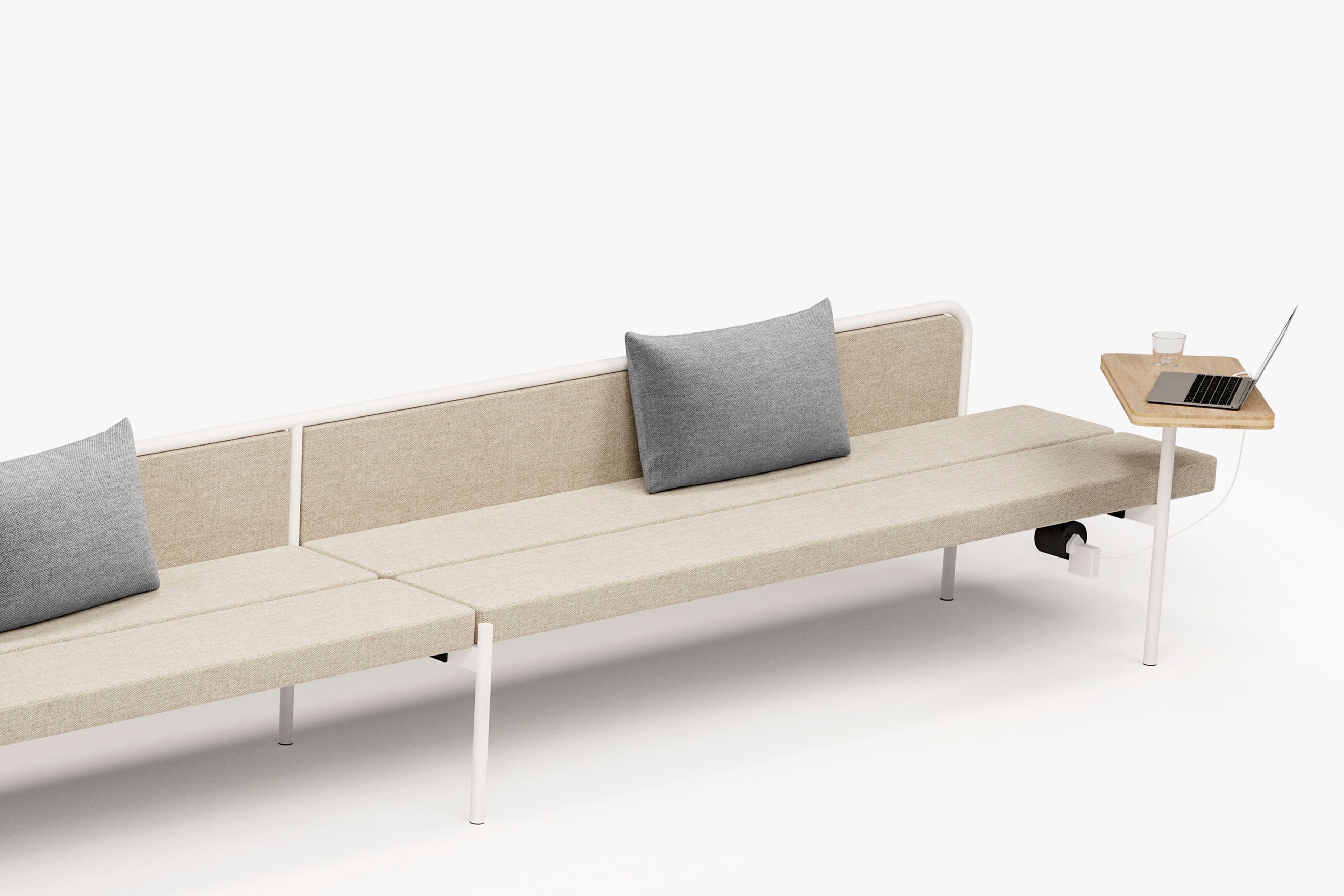 Модульная мягкая скамейка из ткани Established&Sons Island ARCH-00100058 - Вид №55