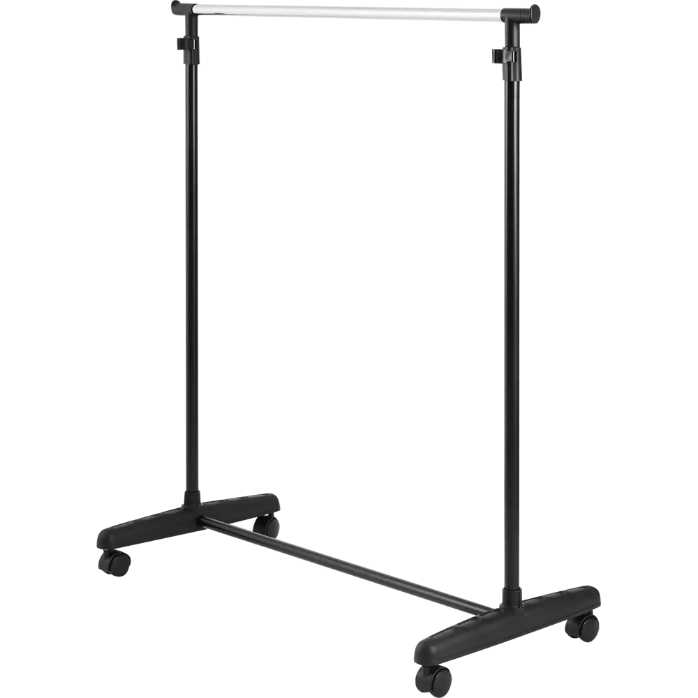 Вешалка напольная Unistor Basic 80x165x38 см металл цвет черный STLM-2203858