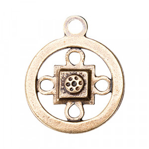 09058 Амулет защитный №1, латунь "Янтра Шамбала" Giftman