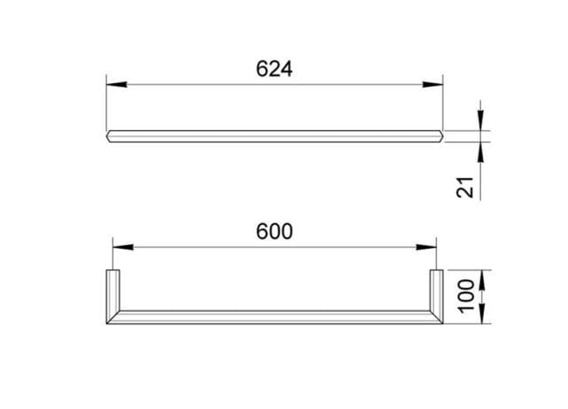 Стальной держатель для полотенец Fantini Rubinetti Венеция аксессуары ARCH-00096668 - Вид №7