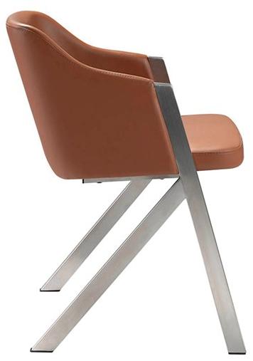 Angel Cerdá Стул из кожзаменителя с подлокотниками New chair 4037 f3202 Angel Cerda - Вид №1