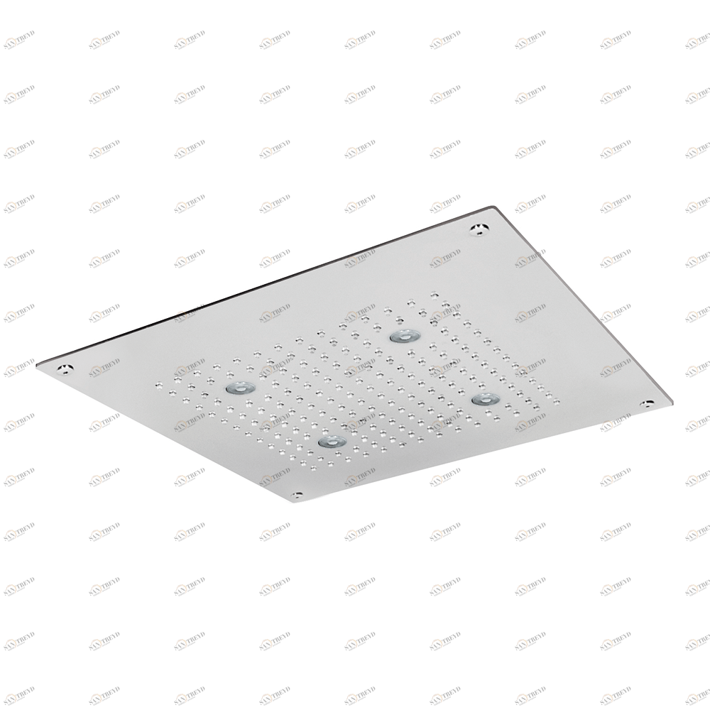 Душевая лейка 2 потока, тропический душ в комплекте с нубилайзерами Cisal ZS025620