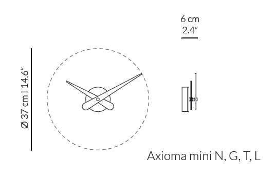 Деревянные настенные часы NOMON Time signals ARCH-00013016 - Вид №3