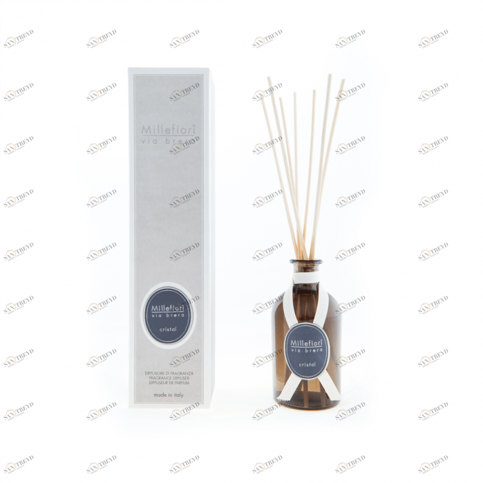Диффузор с палочками 100мл "Кристалл" Crystal MILLEFIORI MILANO ЦВЕТЫ 267459 Белый 