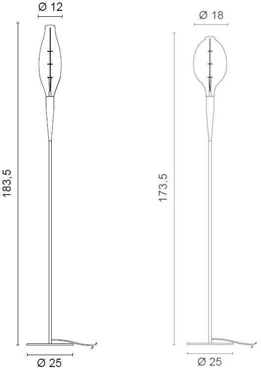 EGOLUCE Светодиодный торшер Unidea 3511 / 3512  - Вид №3