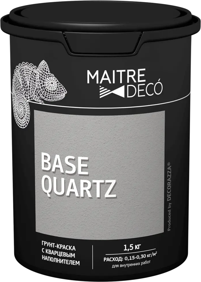 Грунт-краска MAITRE DECO Base Quartz с кварцевым наполнителем для идеальной отделки 82891643