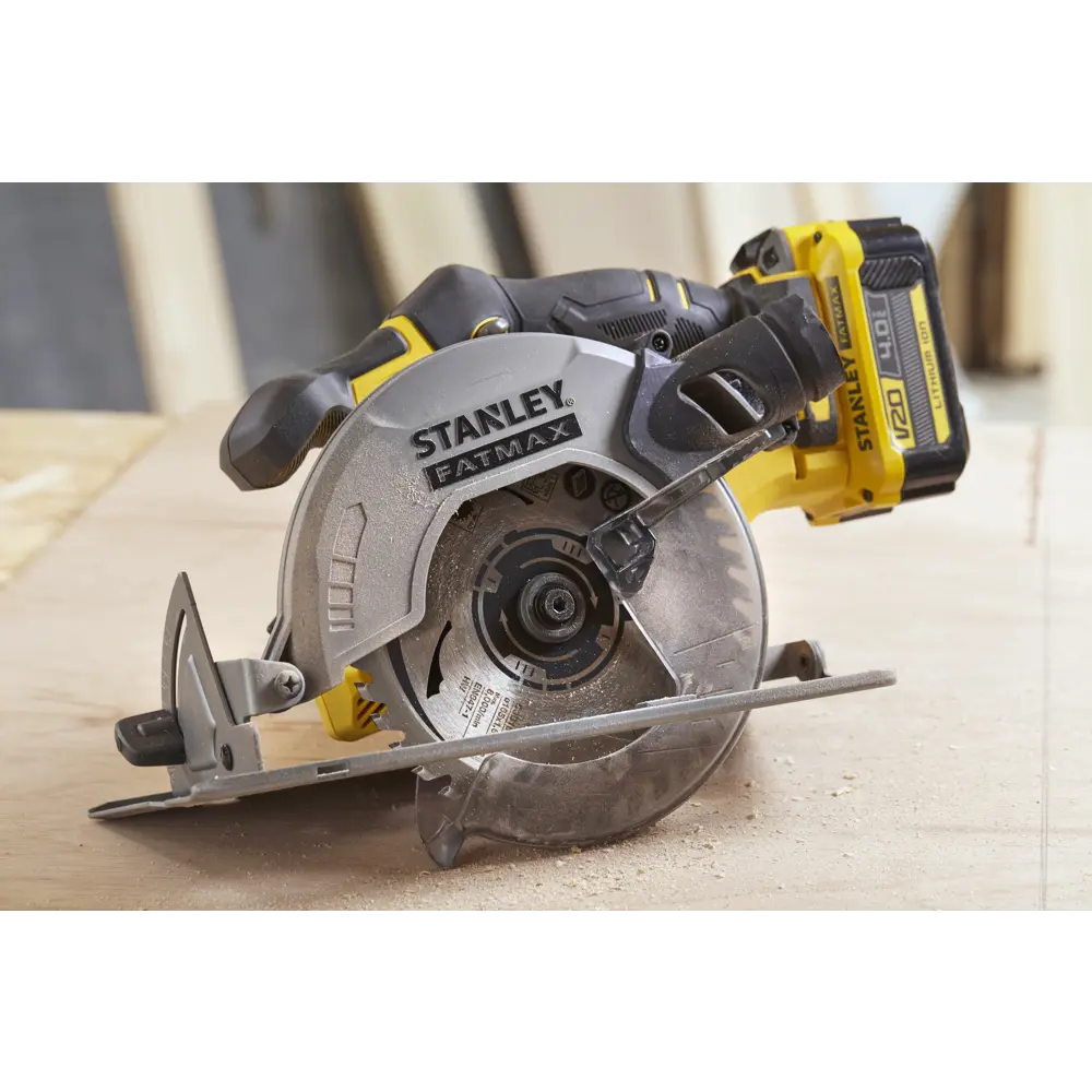 Пила циркулярная аккумуляторная Stanley Fatmax SFMCS500B, 18 В Li-ion без АКБ и ЗУ, 165 мм STLM-2169944 - Вид №4