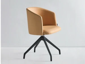 Mobboli Кожаное кресло на эстакаде с подлокотниками Chelsea 800 4 gt