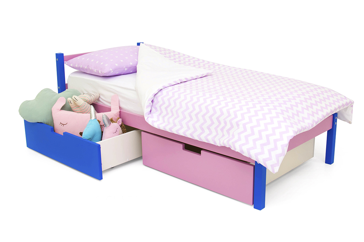 Детская кровать Svogen classic синяя, лаванда БЕЛЬМАРКО  326813 Синий;розовый Santreyd  - Вид №3