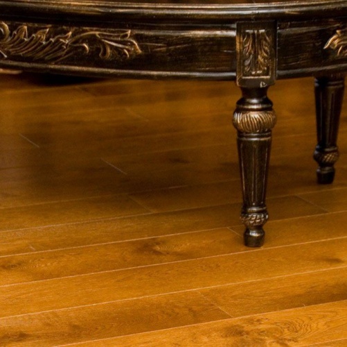 Массивная доска Magestik floor С покрытием Коньяк Дуб с брашью (Текстурированная) 300-1500х125 мм MGK Magestic floor 2600300197 - Вид №5