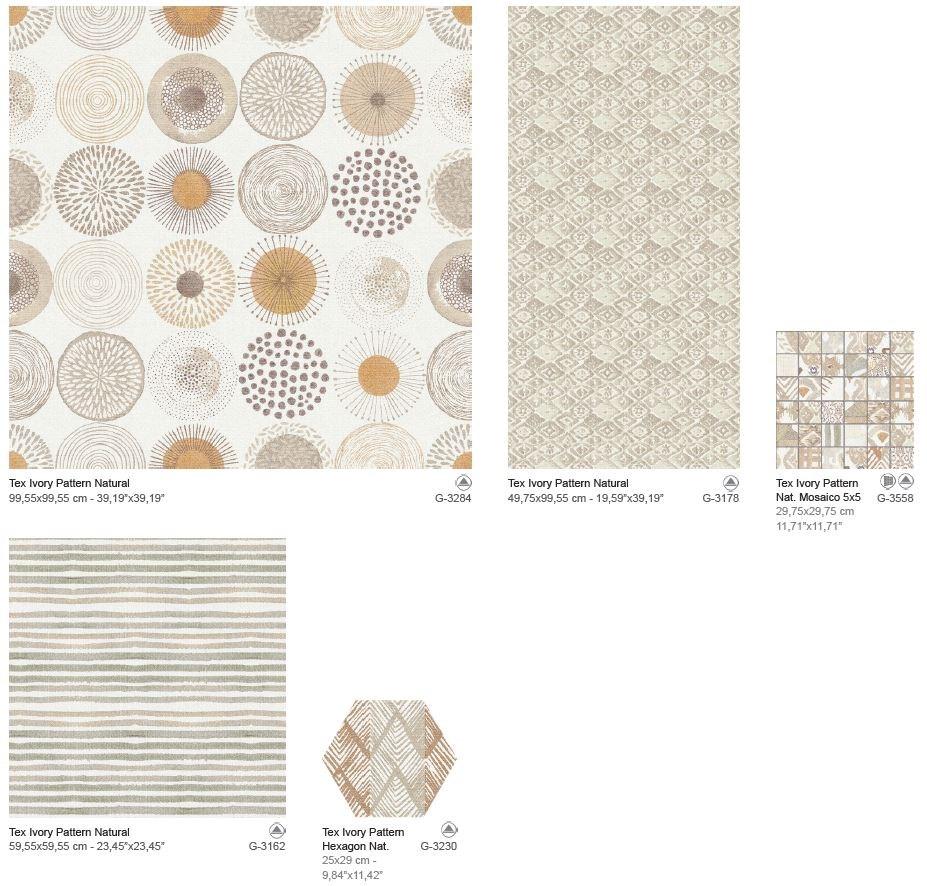 Aparici Пол из керамогранита с эффектом ткани Tex sun-id-1439313 - Вид №9