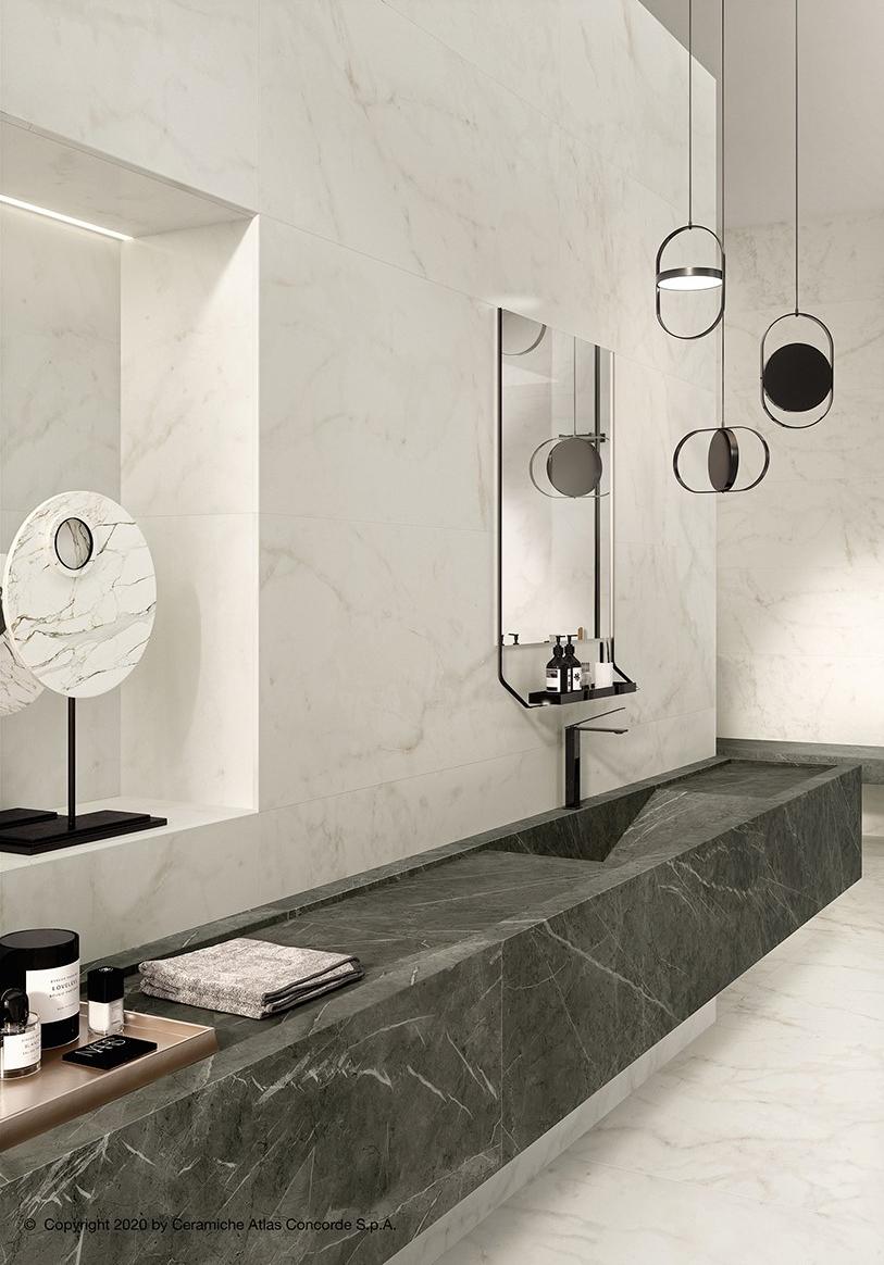 Atlas Concorde Пол из керамогранита с эффектом мрамора Marvel shine sun-id-1478972 - Вид №49