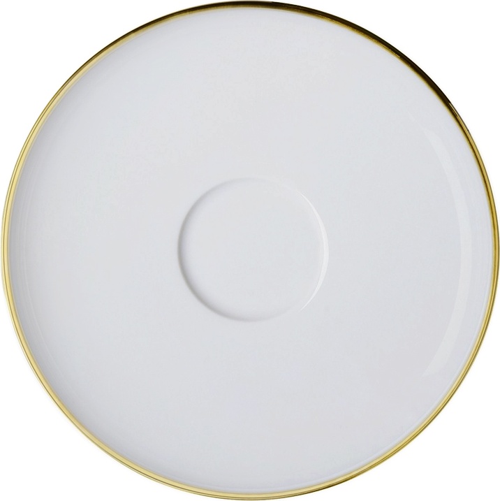 10582769 Sieger by Furstenberg Чашка чайная закругл. с блюдцем Sieger by Furstenberg "Мой фарфор! Золотое сокровище" 200мл Фарфор 