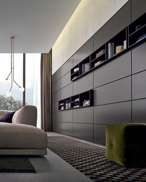 Poliform Модульный деревянный книжный шкаф sun-id-1516130 - Вид №25