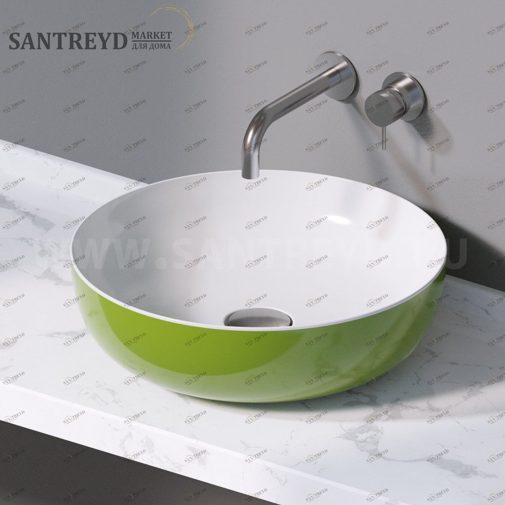 L615221 Накладная раковина на столешницу  круглая A. e T. Italia ELITE AeT ITALIA