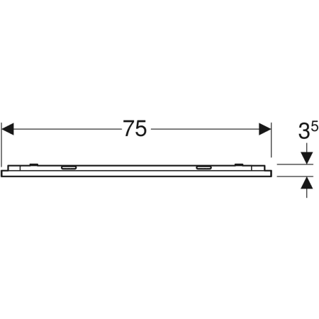 501.070.00.1 Зеркало с подсветкой Geberit Option Plus с прямым и непрямым освещением Geberit  - Вид №15