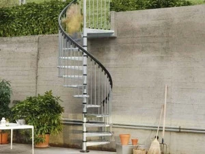Fontanot Винтовая лестница из оцинкованной стали для улицы Arkè