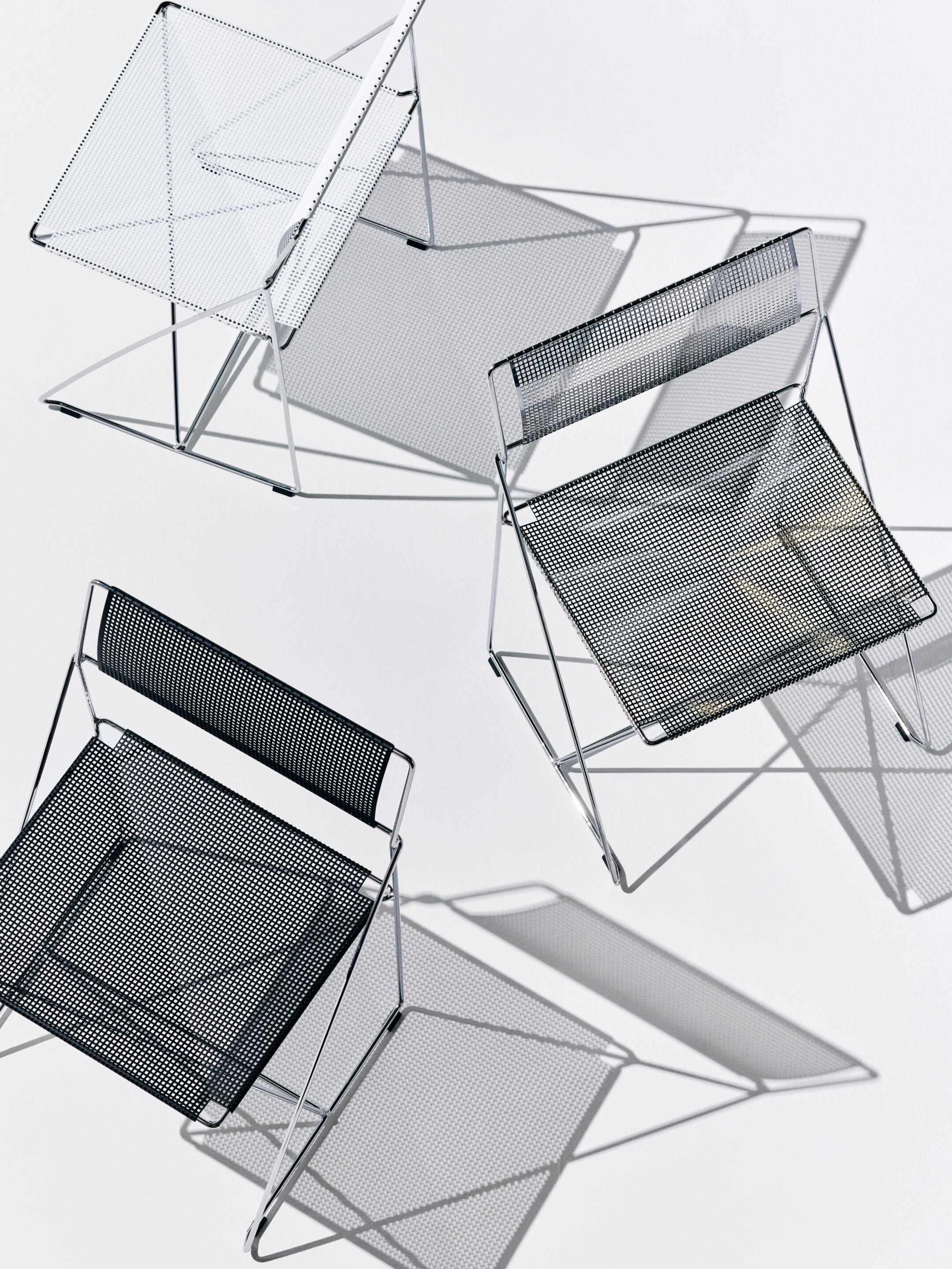 Штабелируемый стул из оцинкованной стали In Stock Hay ARCH-00149232 - Вид №1