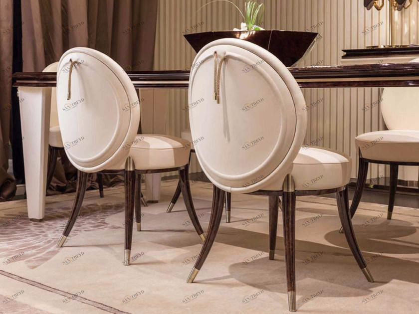 Turri Стул Medallion с обивкой из дерева Noir sun-id-1480421