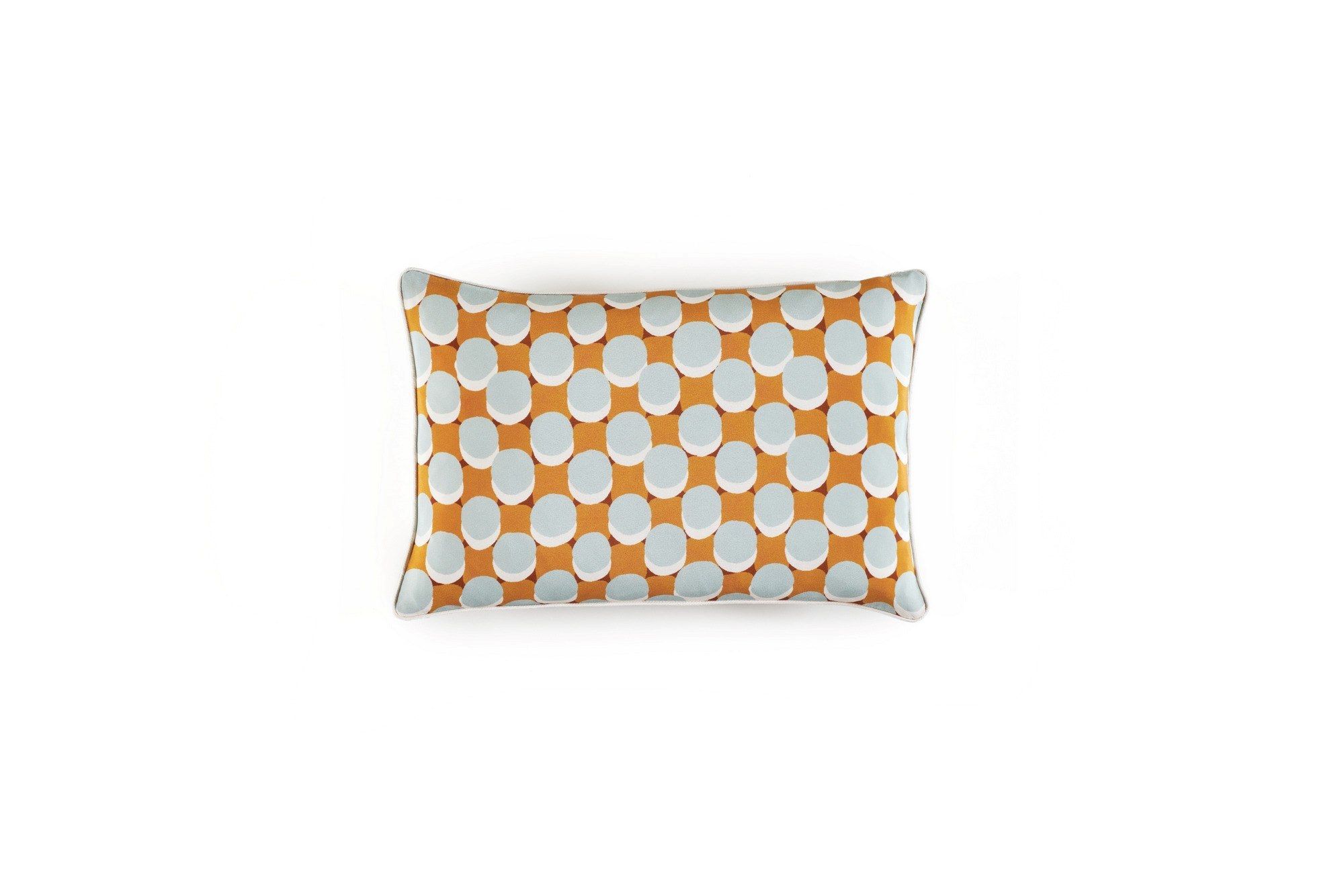 Прямоугольная шелковая подушка с геометрическим рисунком Élitis TWIST ARCH-00130599 - Вид №31