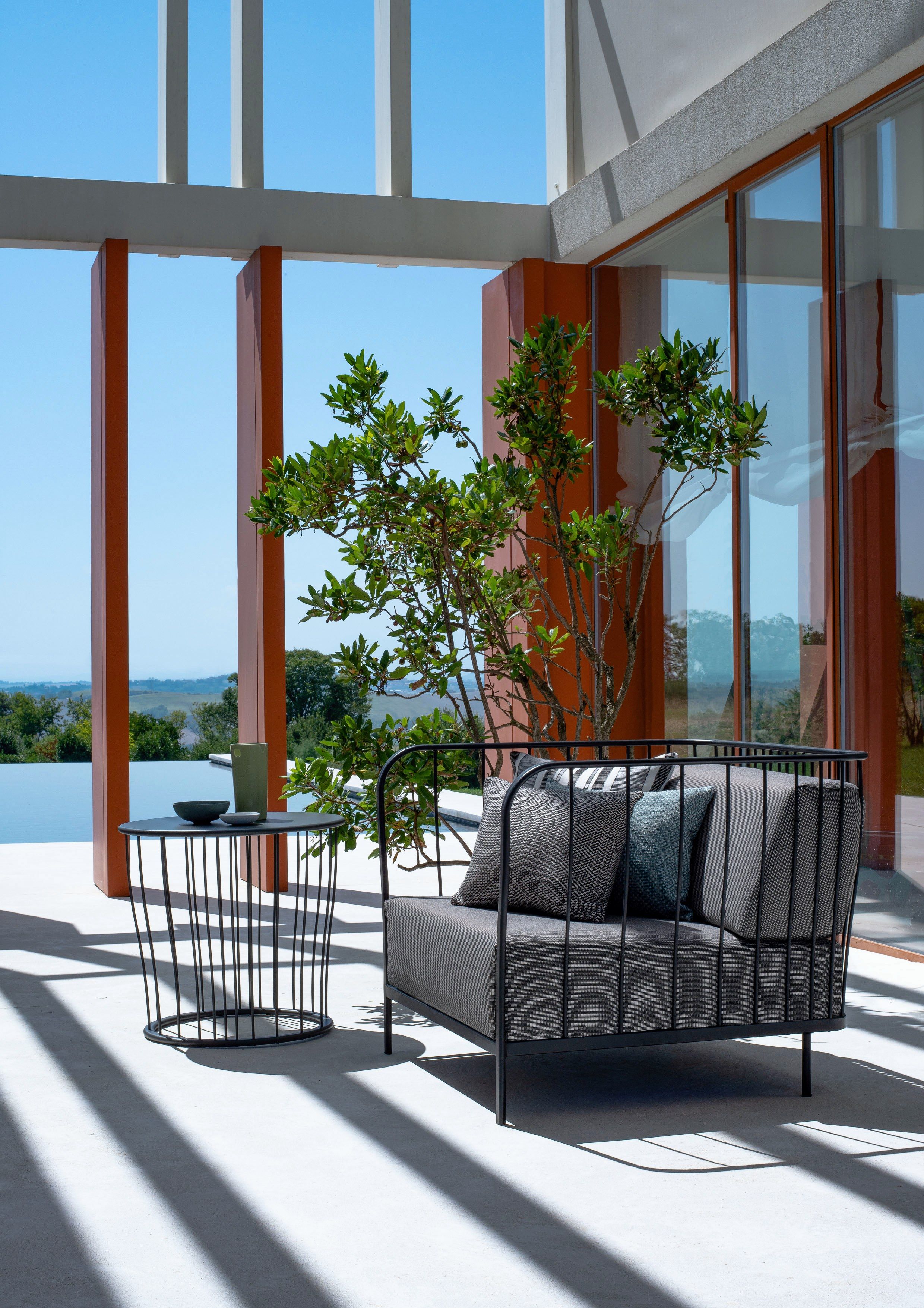 Тканевое мягкое угловое садовое кресло emu Cannolè ARCH-00124032 - Вид №17