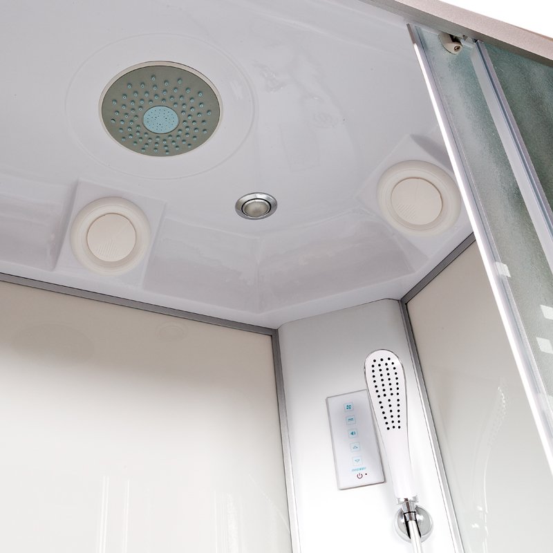 BМ1510 N LED BLACK Душевая кабина DETO Серия ВМ L 920 R с гм. и эл. - Вид №3