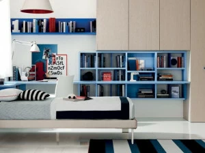 Zalf Подвесной лакированный стеллаж настенный Link system