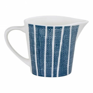 Молочник фарфоровый 0,22 л синий "Бриз" EASY LIFE БРИЗ 00-3947048 Белый;синий