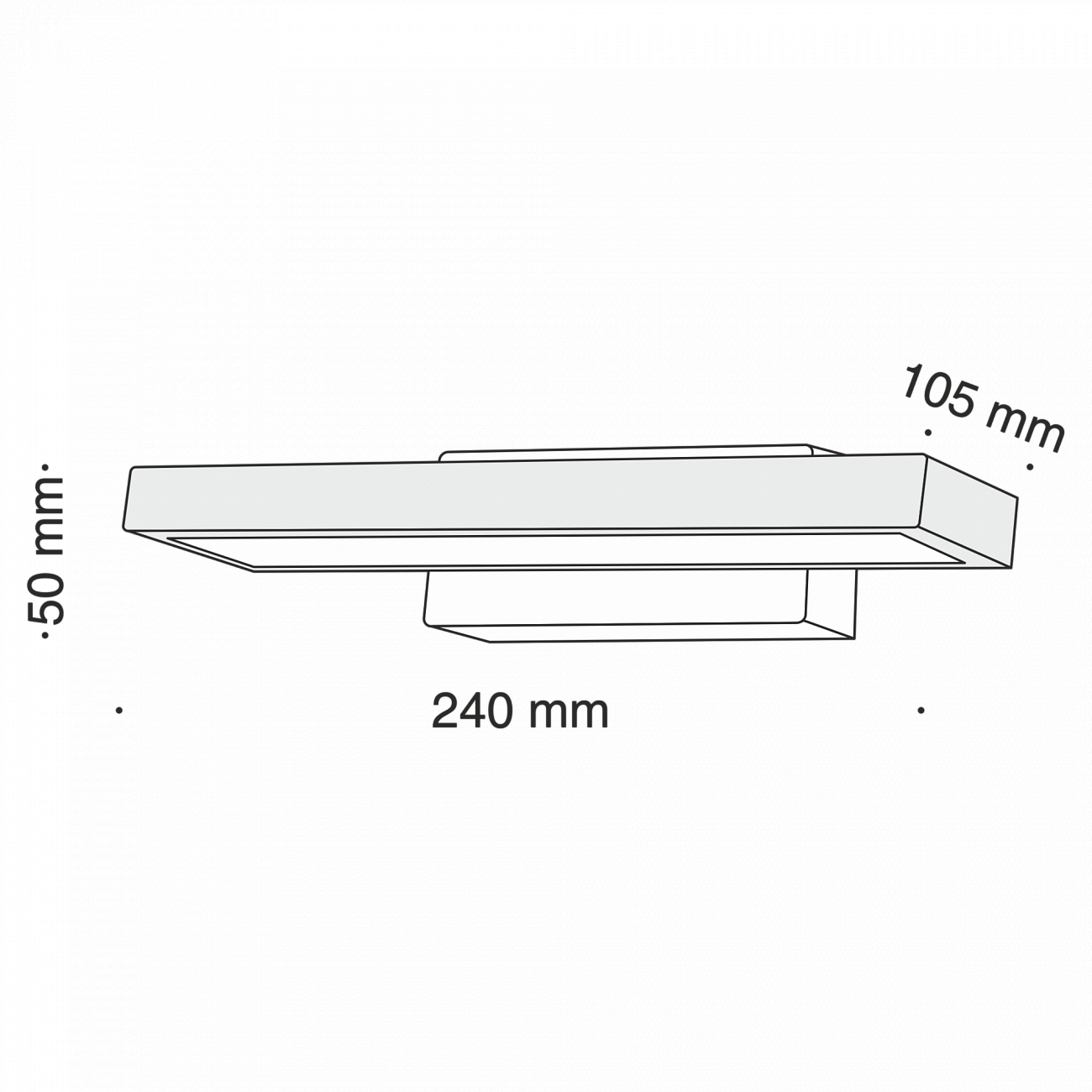 Бра настенное белое Everett L6W4K TECHNICAL CEILING & WALL 00-3957418 Белый  - Вид №2