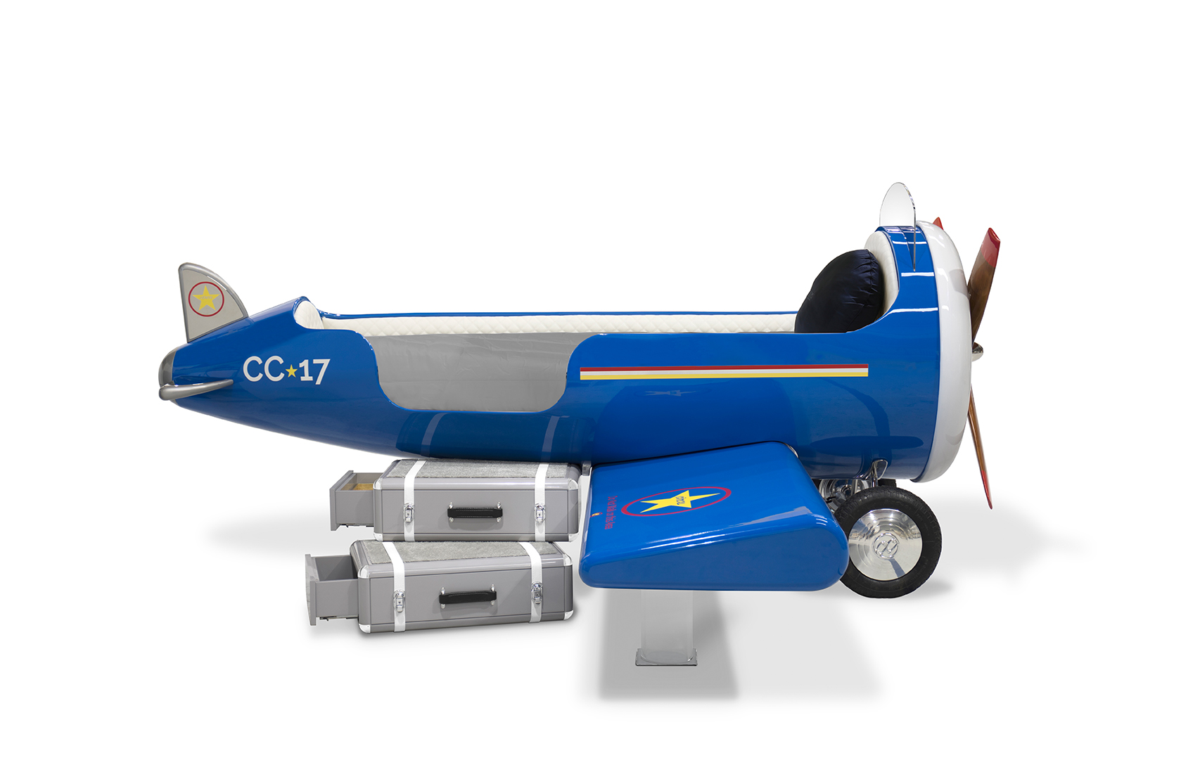 CIST22 Детская кровать самолет Sky One Circu  - Вид №3