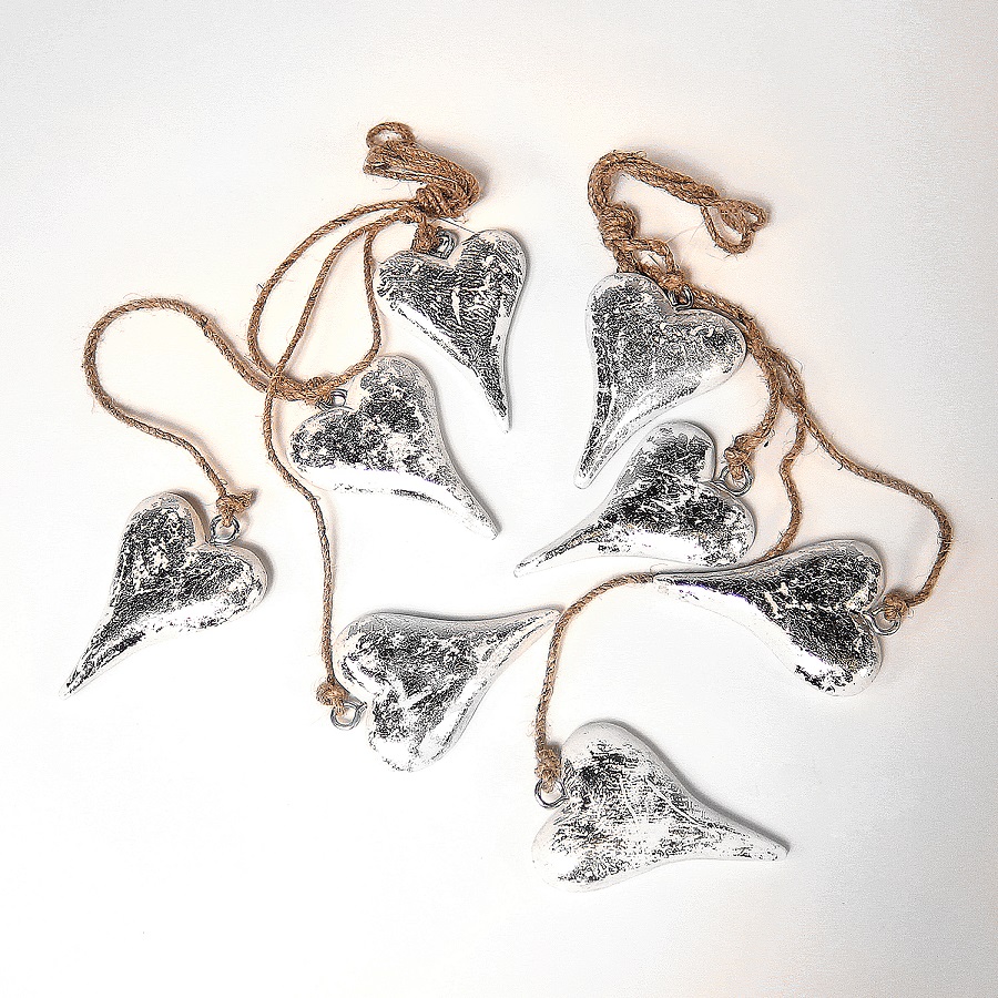 Гирлянда подвесная Snow Hearts, 4 шт Enjoyme ENNY0013 - Вид №2