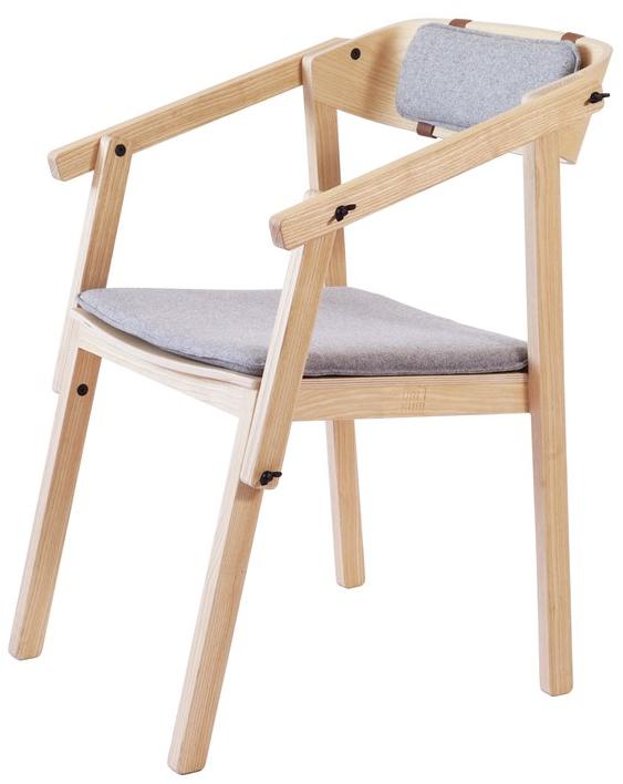 Askia Стул ясеня со встроенной подушкой Atelier 1.c09.ah.mnt.ff - Вид №1