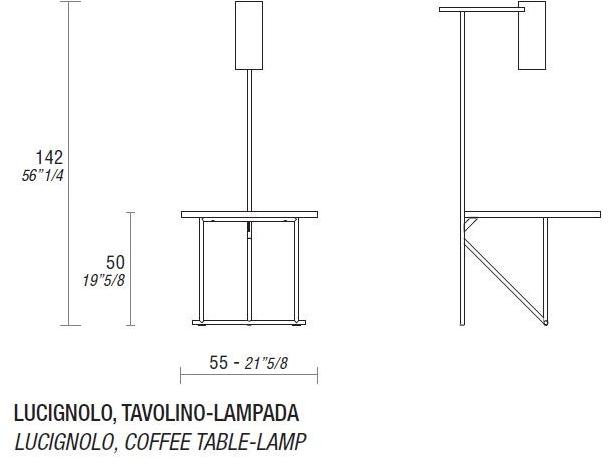 ESTEL GROUP Торшер / журнальный столик из окрашенного металла sun-id-1457783 - Вид №4