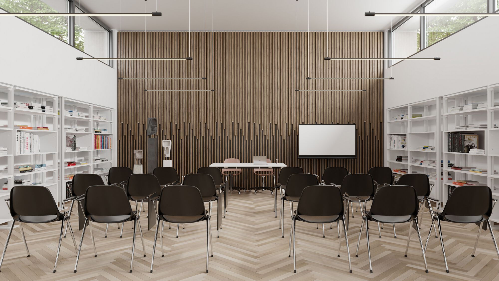 Стул для конференций из полипропилена с опрокидыванием Diemmebi ARCH-00046178 - Вид №2