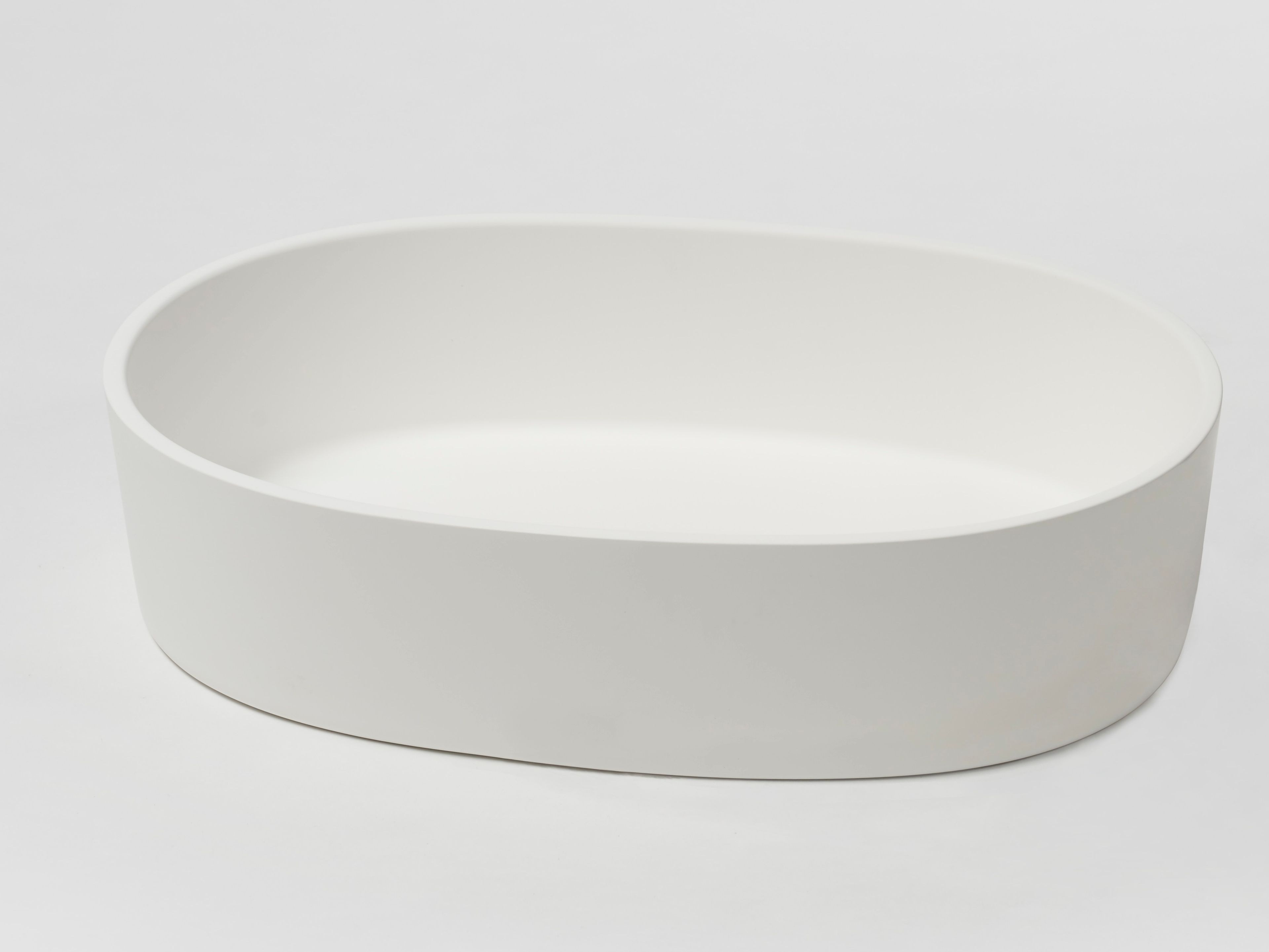 Умывальник с овальной столешницей из Livingtec® Ex.T плато ARCH-00010327