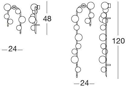 Longhi Настенный светильник из дутого стекла Loveluxe 2020 – sartoria collection Z 250 - Вид №3