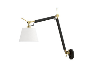 Металлический настенный светильник с гибкой рукояткой