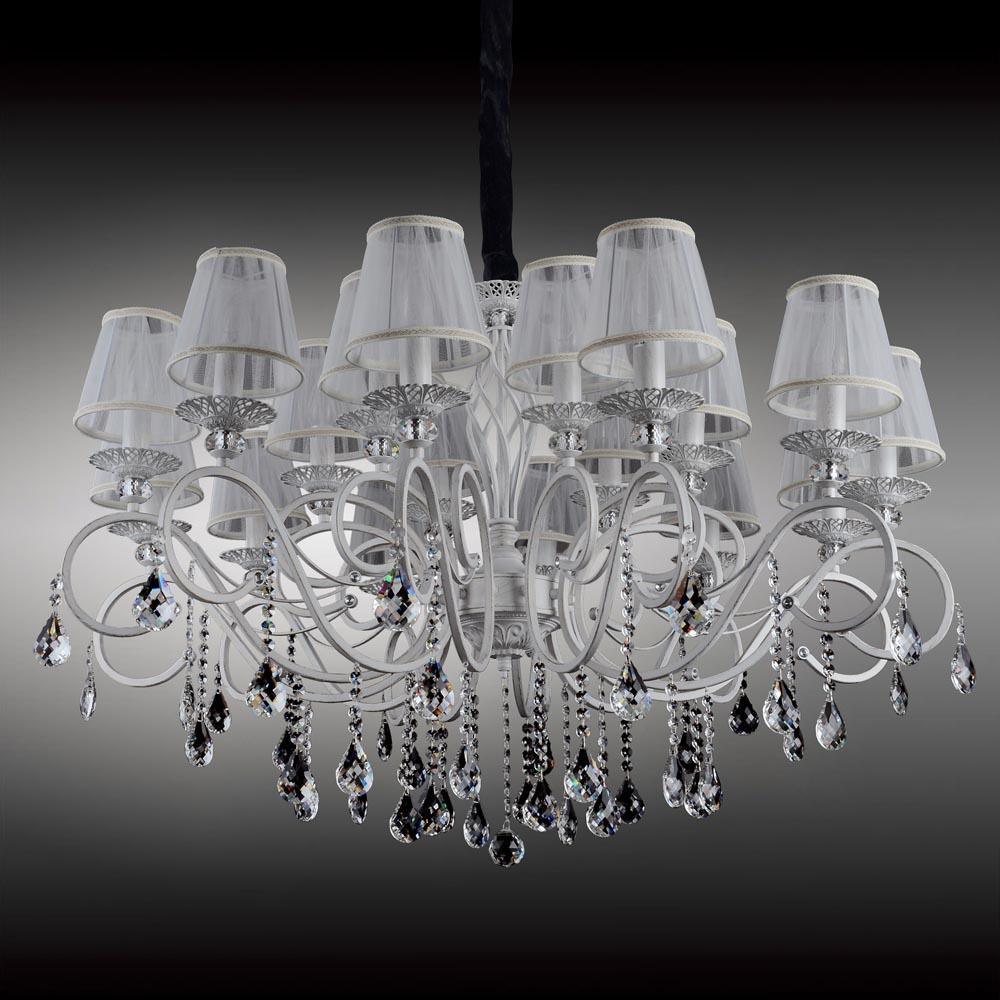 Подвесная люстра Omnilux Belluno OML-79103-18 белая OMNILUX ДИЗАЙНЕРСКИЕ, BELLUNO 188693 Белый  - Вид №1
