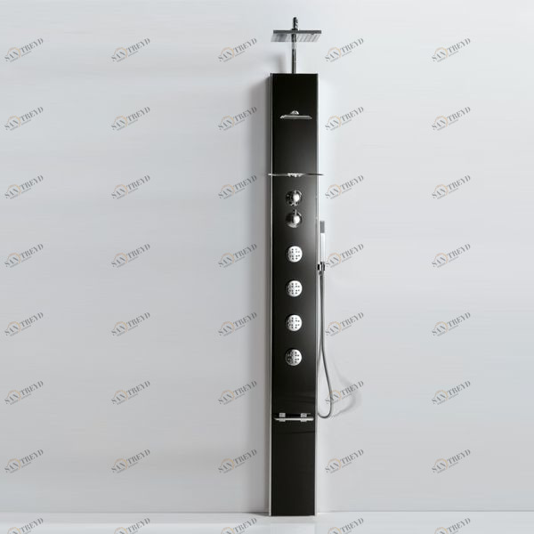 Душевая колонна CASCATA 1 Novellini CASCATA черная CASC1VMH