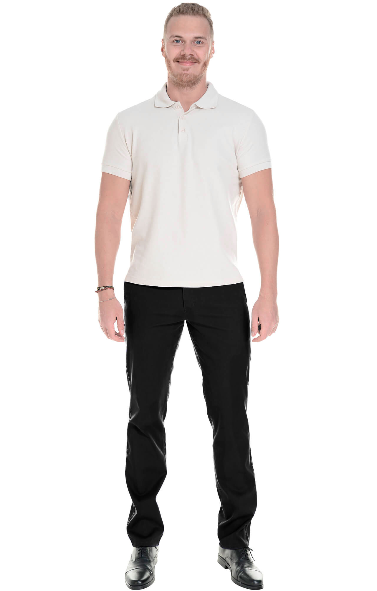 68225 Брюки  мужские black (черные) El-Risto  Одежда для салонов красоты  размер 58/182-188  - Вид №2