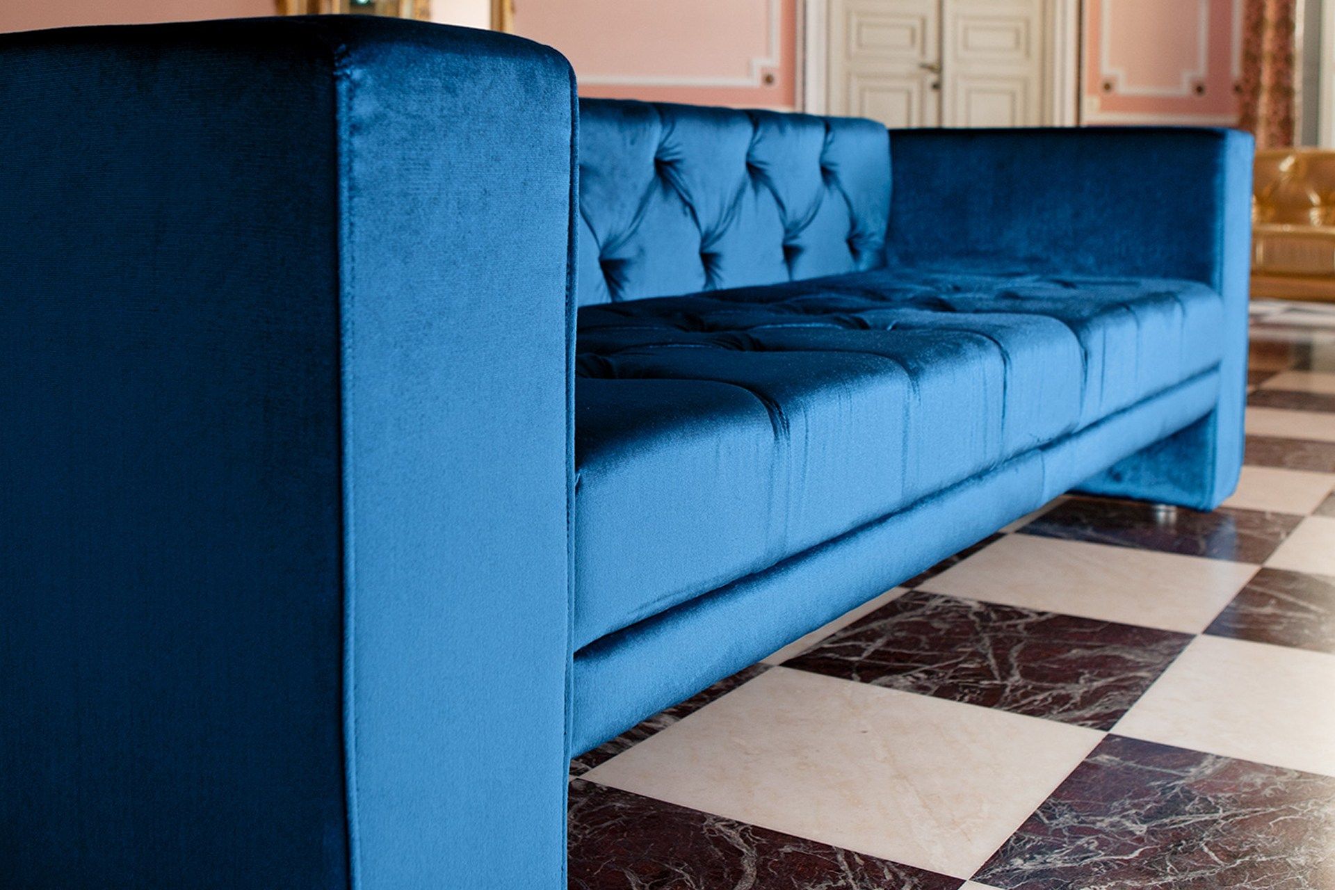 4-местный тканевый диван capitonné Domingo Salotti ARCH-00078862 - Вид №1