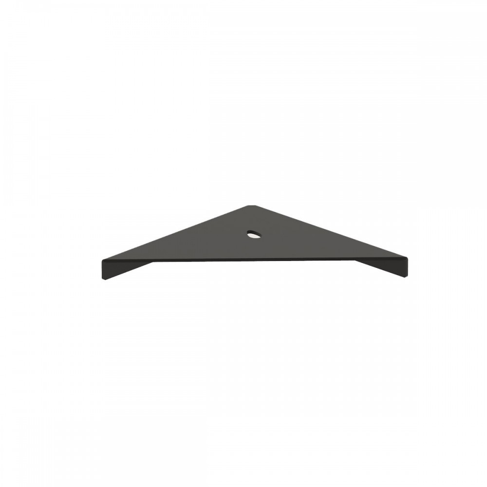 ELMEANNREVEVER Life Design Угловая полка для душа - Elegance  Непрозрачный черный  - Вид №1