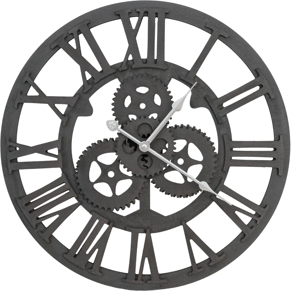Часы настенные круглые 45 см чёрные 82674415 STLM-2094110 Atmosphera Retro